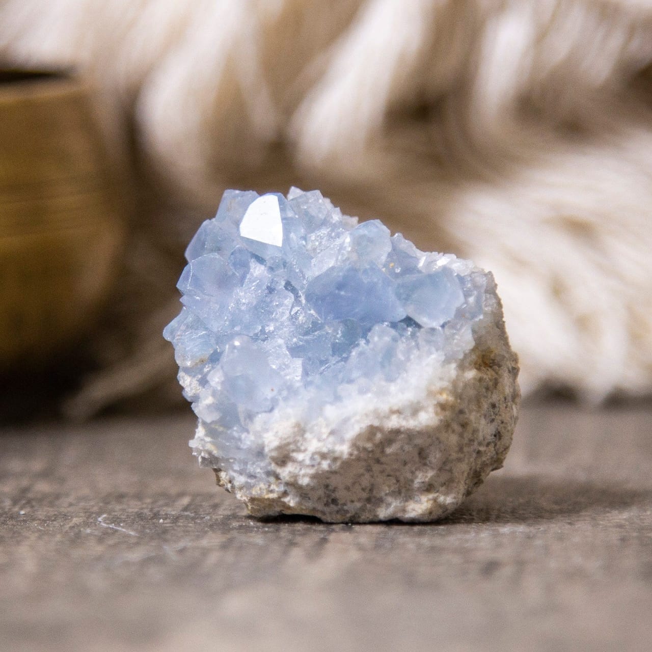 GEM A-Grade Celestite Natural Blue Celestite Cluster