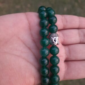 Jade Bracelet with Buddha
