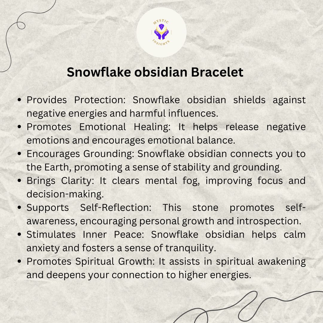 Snowflake Obsidian - Image 3