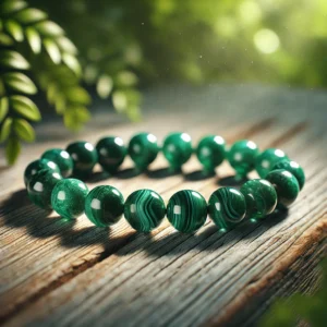 Malachite Round Stone Bracelet
